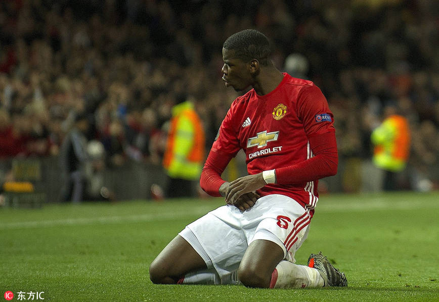 体育-曼联轻取AC米兰,博格巴梅开二度西甲